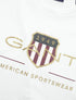 Gant Logo tshirt חולצת טישרט גאנט לוגו המותג במרכז החולצה